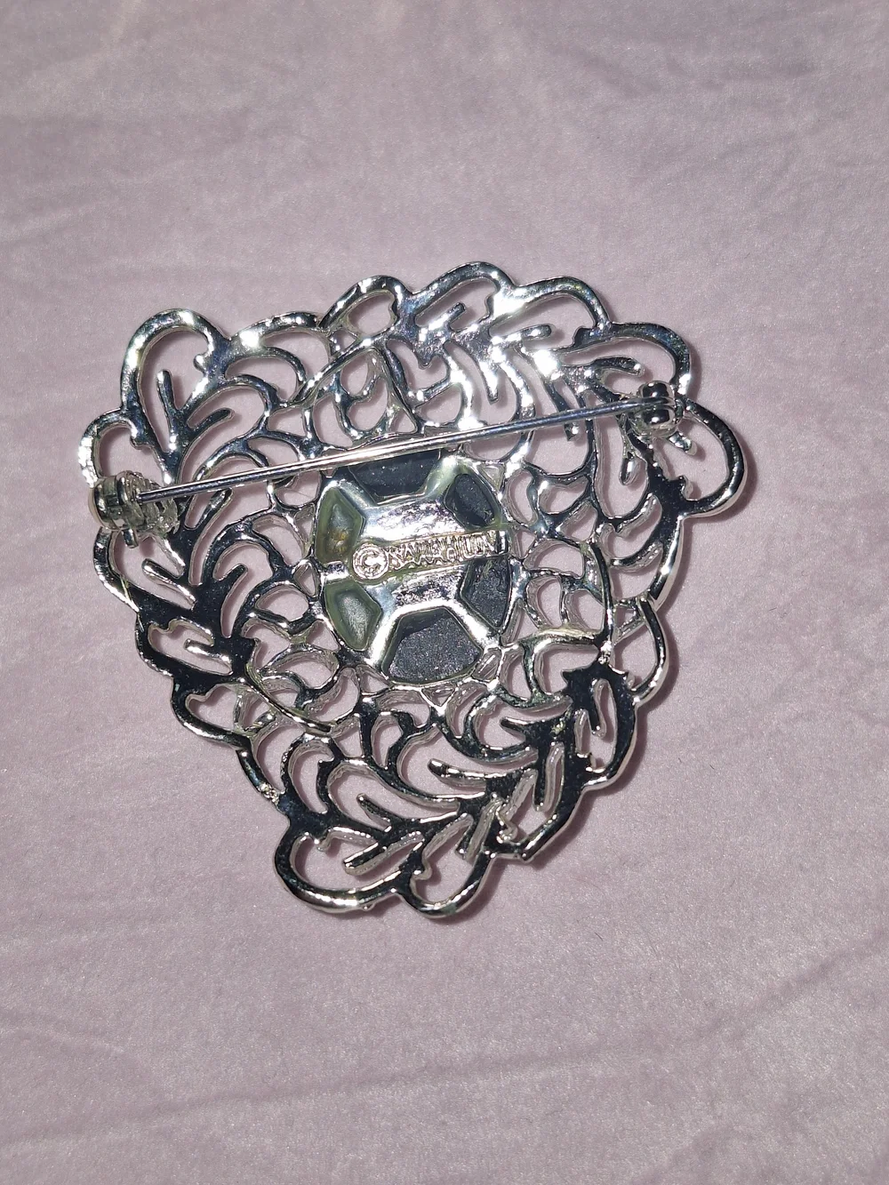 Vintage Sarah Coventry Royal Plumage Brooch And Clip-on Earrings Set
